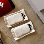 Twins Small Leather Shin Guards used with elbow pads and groin guard