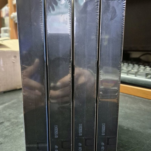 Video cassettes new, 120 and 180 minutes