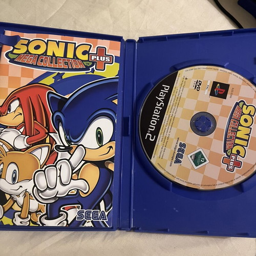 Sonic Mega Collection PS2 game used with manual