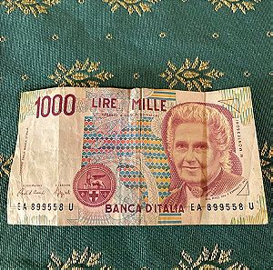 1000 lire mille