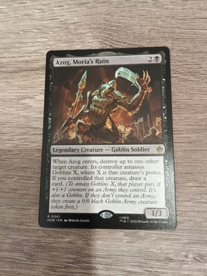 Azog, Moria's Ruin κάρτα Magic the Gathering