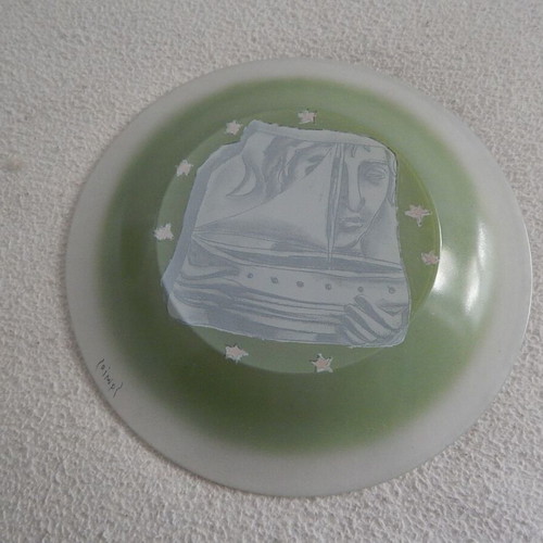 Decorative plate Samios like new, diameter 19.5 cm