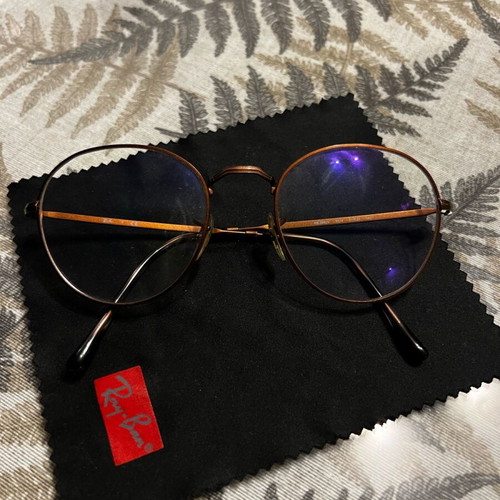 Ray-Ban glasses like new, brown with myopia lenses and blue light