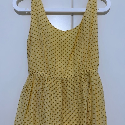 Dress used small-xsmall yellow with tail