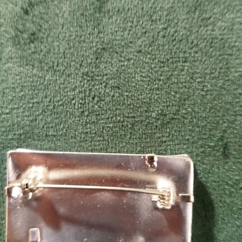 Handmade silver brooch 925 like new, polished