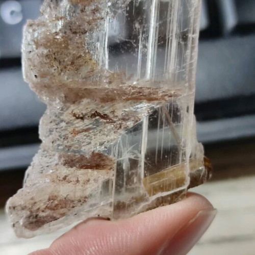 Selenite with limonite from Lavrio set new
