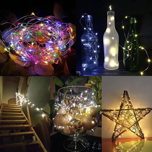 Decorative LED lights 20 pcs 1.9m pastel multicolor new