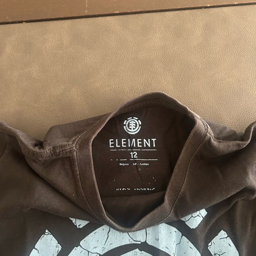 Element kids t-shirt used, size 12, black