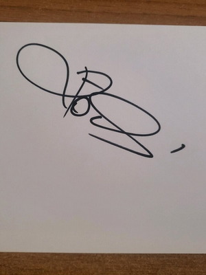 Tomas Rosicky autograph new, authentic on paper