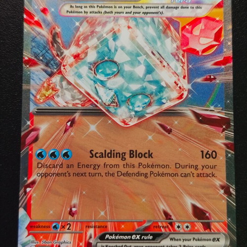Pokemon Eiscue ex 042/197 Obsidian Flames 2023 card new