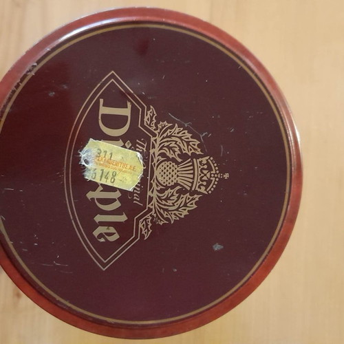 Dimple collectible metal tin used