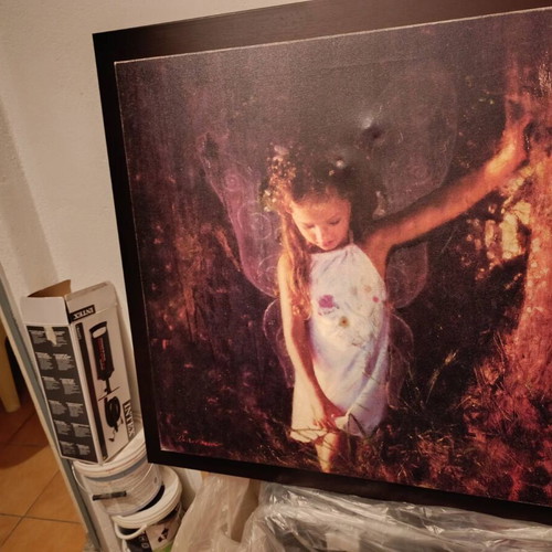 Bizart painting used with fairy girl