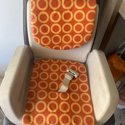 Chicco portable high chair used, adjustable for all chairs