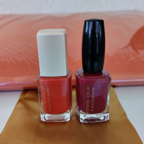 Erre Due Exclusive nail polishes used, set of 2