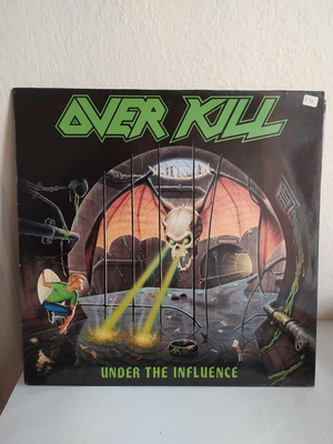 Overkill Under The Influence LP like new, metal