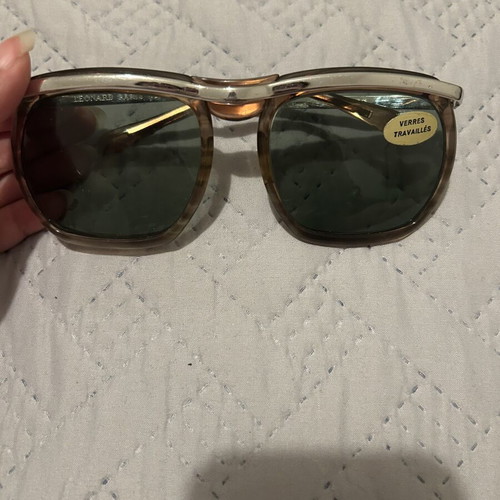 Leonard Paris vintage men's sunglasses, brown