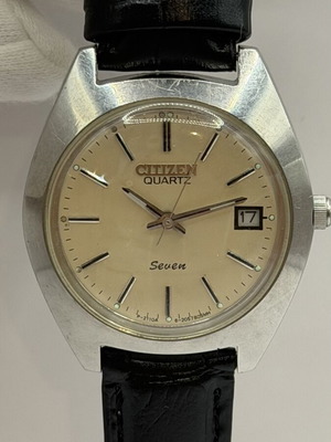 Citizen Seven Quartz wristwatch, vintage Japanese quartz