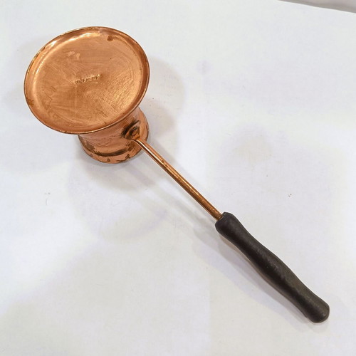 Vintage Copper Engraved Briki like new Collectible Decorative Item