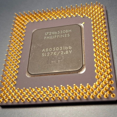Επεξεργαστής Pentium MMX 166 MHz vintage μεταχειρισμένος 1997