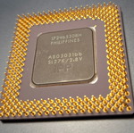 Επεξεργαστής Pentium MMX 166 MHz vintage μεταχειρισμένος 1997