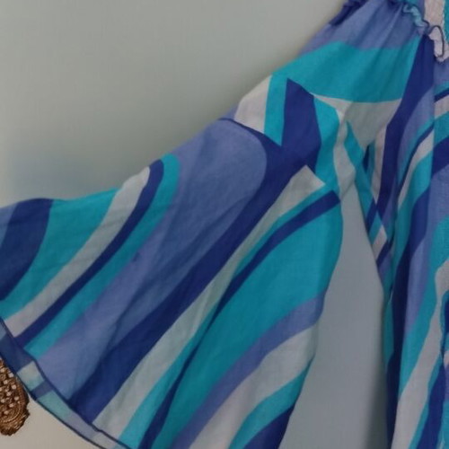 Italian off-the-shoulder linen dress M, like new