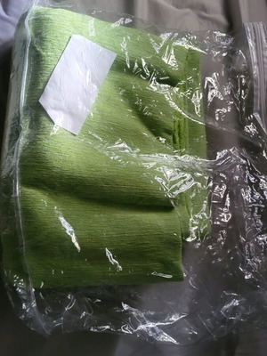Three-seater sofa cover new, green 250x180