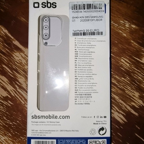 Samsung Galaxy A41 silicone case new 0.3 skinny SBS
