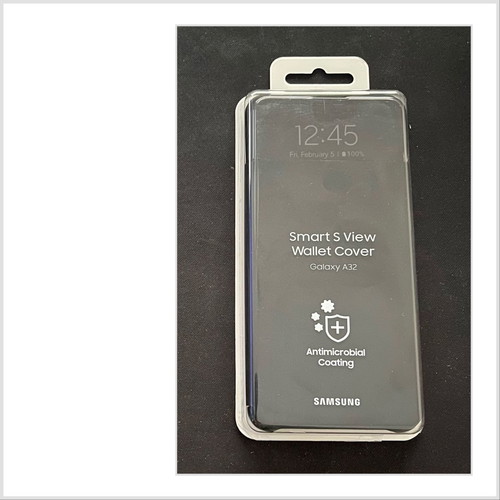 Samsung Smart S View Wallet Cover Galaxy A32 black new