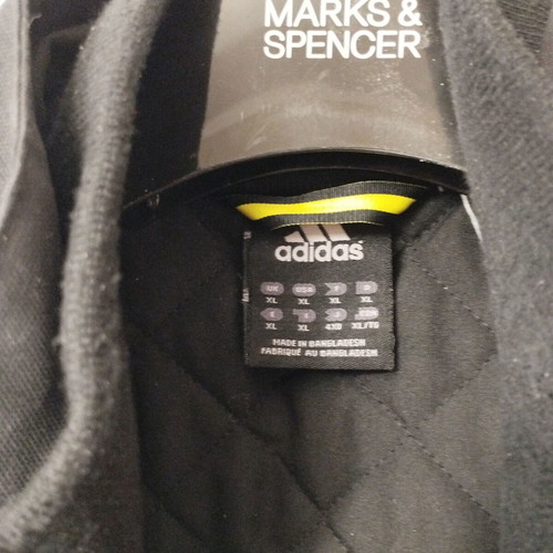 Adidas men's jacket black like new, very warm