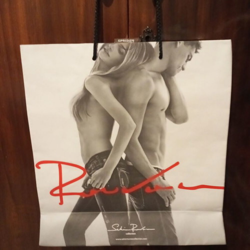 Sakis Rouvas Collectible Paper Bag like new, Sprider Stores 2010