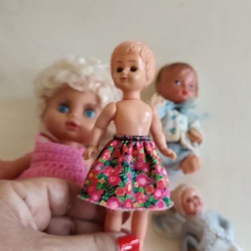Vintage dolls set from 1960-70s, like new, collectible