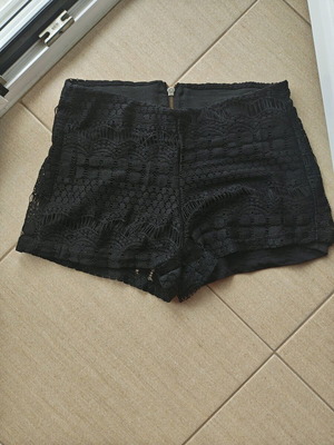 Anel shorts black like new, lace with lining size S