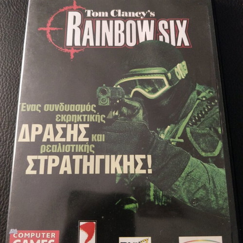 Rainbow Six Tom Clancy's PC CD ROM 1998 like new