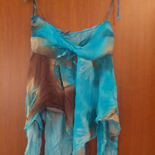 Lynne silk blouse like new, airy blue
