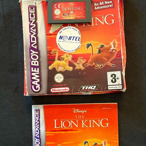 Game Boy Advance The Lion King μεταχειρισμένο με βιβλιαράκι οδηγιών