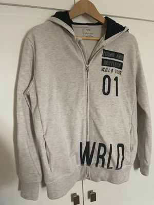 Zara sweatshirt jacket like new, grey, age 14
