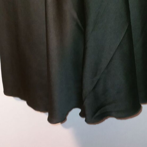 One-piece satin jumpsuit like new, black