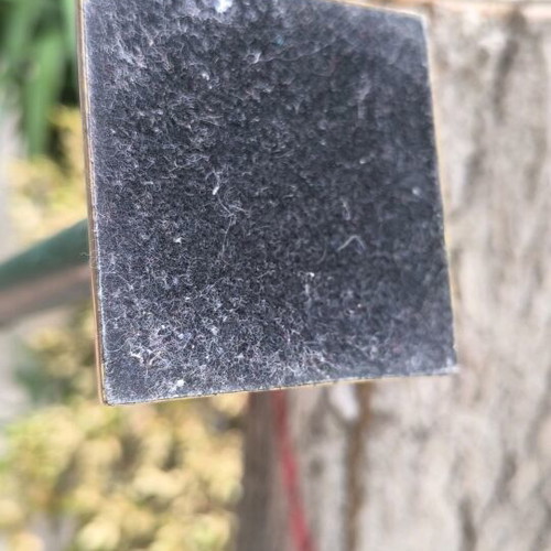 Vintage table candle holder used, height 48.5 cm