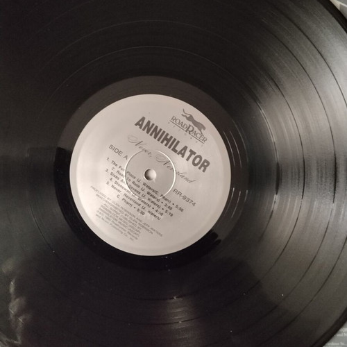 Annihilator Never Neverland LP used, metal, first press 1990
