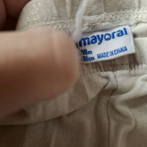 Mayoral baby leggings 86 cm like new for girl 12-18 months