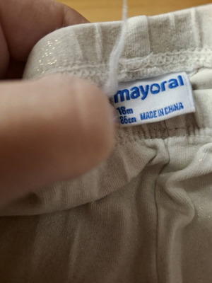 Mayoral baby leggings 86 cm like new for girl 12-18 months