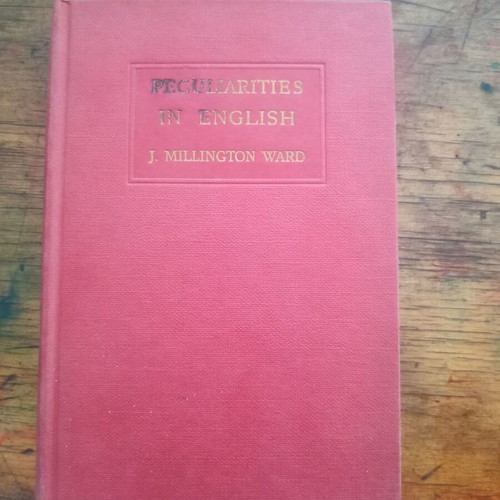 Peculiarities in English book used with signature