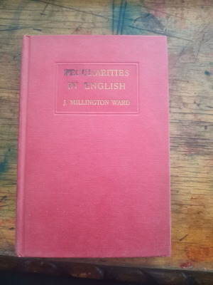 Peculiarities in English book used with signature