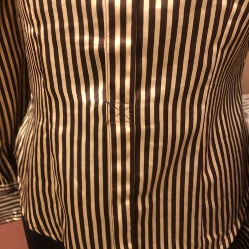 Striped satin shirt like new, size S