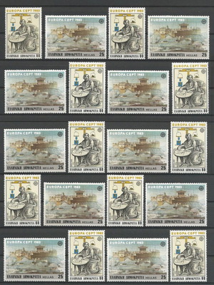 1983 ΕΛΛΑΣ  EUROPA C.E.P.T. (X 50 ΣΕΤ) LUX
