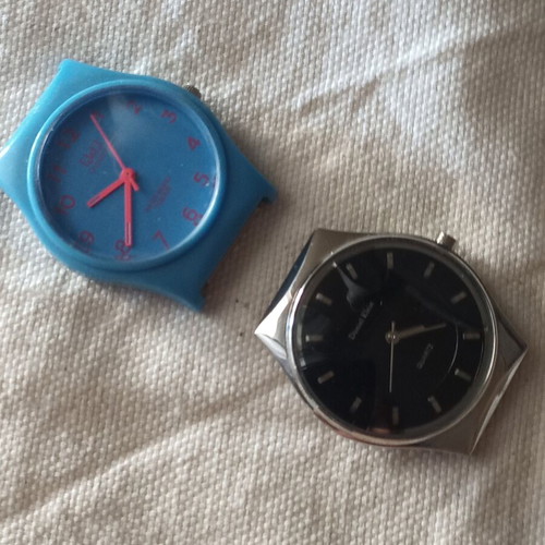 Watches Q&Q and Daniel Klein like new, set of 2, no straps