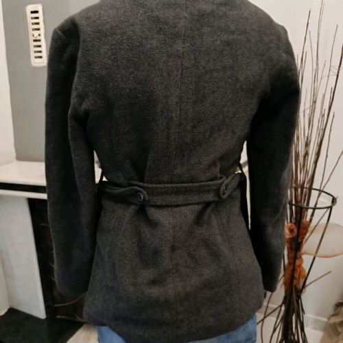 Tresor women's coat like new, grey, size Small