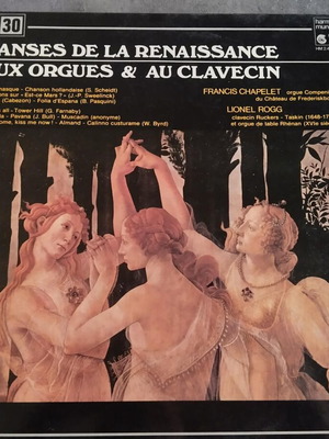 Danses De La Renaissance Aux Orgues & Au Clavecin double vinyl