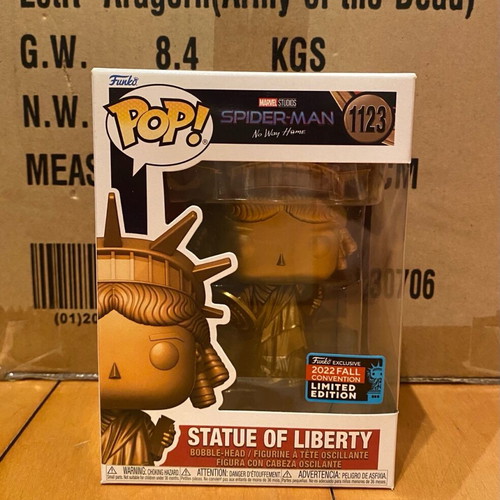 Statue of Liberty Spiderman 1123 Funko Pop new