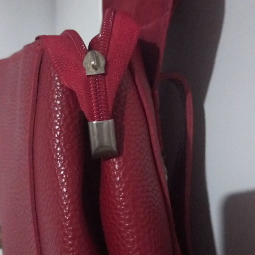 Red backpack used